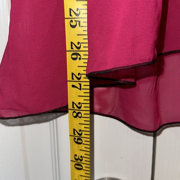 Secret Treasures Babydoll Hot Pink Polyester with Lace Size Medium - Picture 7 of 13